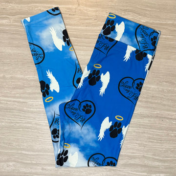Love My Pet - Pet Loss Print Soft Leggings