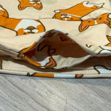 Cute Corgi Print Leggings with Pocket in Waistband