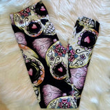 Pretty Sugar Skull Print Leggings