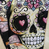 Pretty Sugar Skull Print Leggings