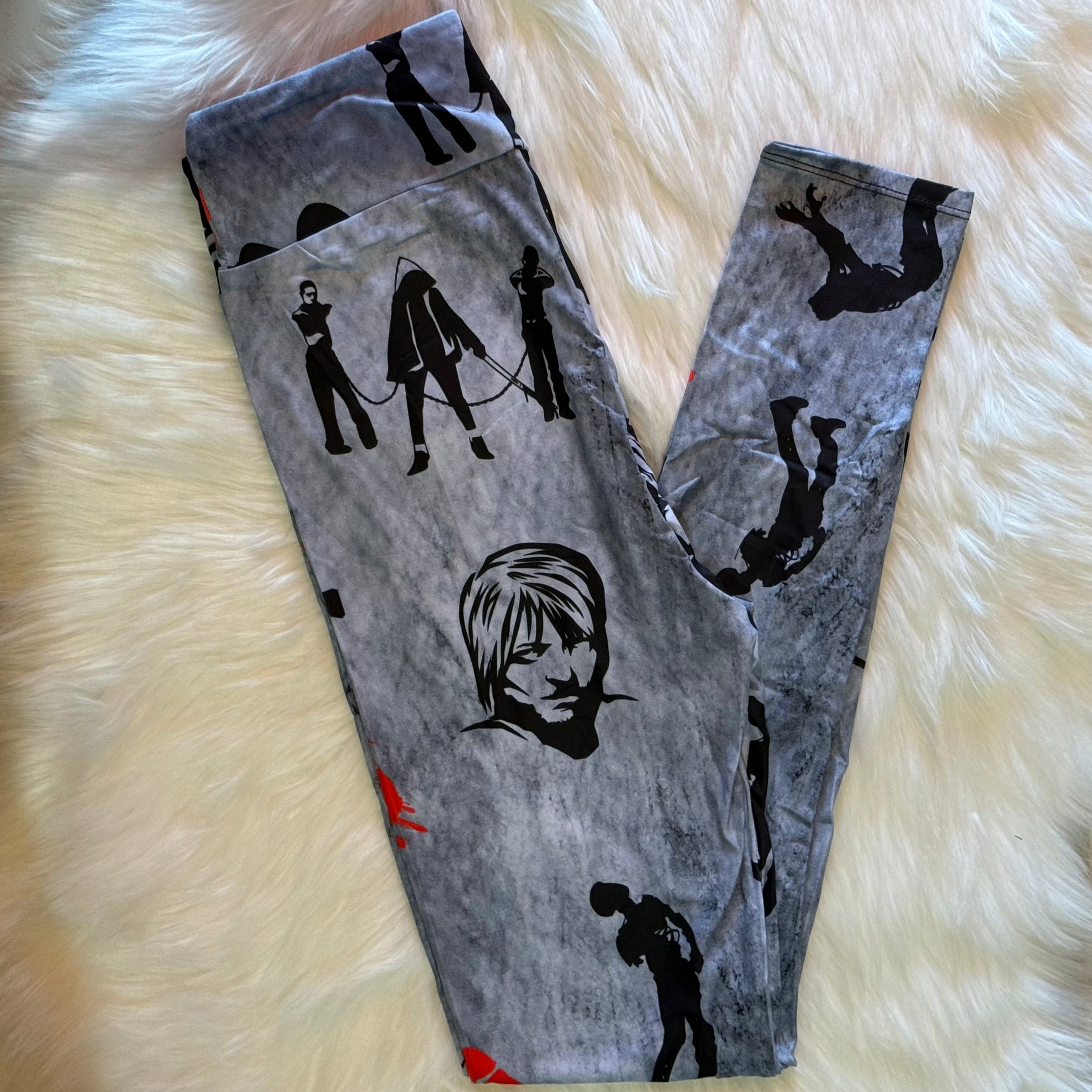 Dead Inside, Don't Open - Walking Dead Themed Print Leggings
