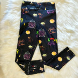 Spells - Hocus Pocus Theme Print Kids Leggings
