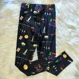 Spells - Hocus Pocus Theme Print Kids Leggings