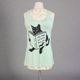 Why Dogs Are Better Than Cats Print Racerback Tank Top