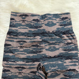 Camo Print Knitted Leggings