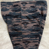 Camo Print Knitted Leggings