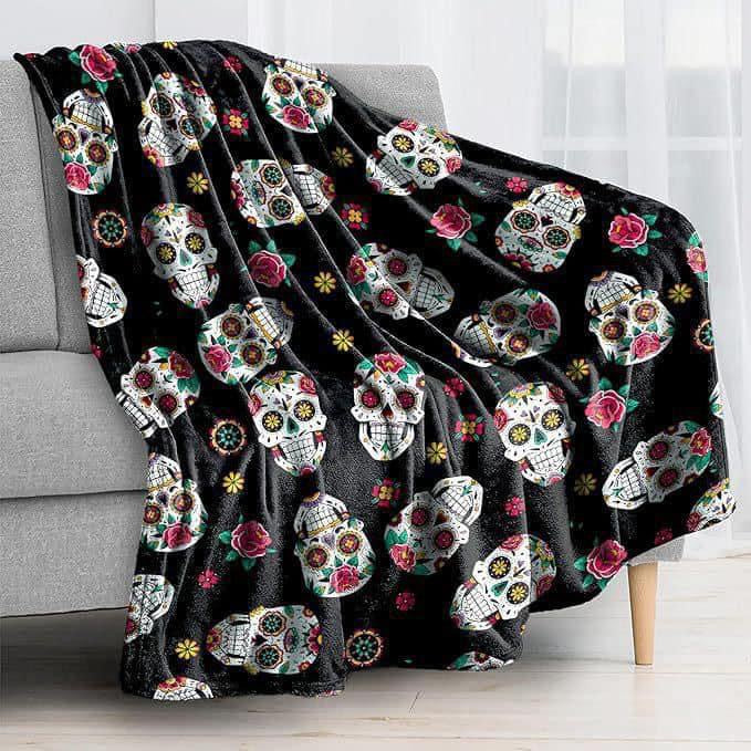 Sugar Skull Blanket!