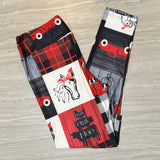 Farm Life Red Soft Leggings