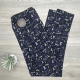 Purple Ribbon leggings