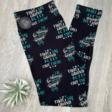 Comfort and Pride in Every Step: Proud Grandma Print Leggings