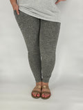 Gray Fleece Leggings w/ Pockets