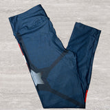 Captain America Cosplay Print Easy Halloween Costume Soft Leggings