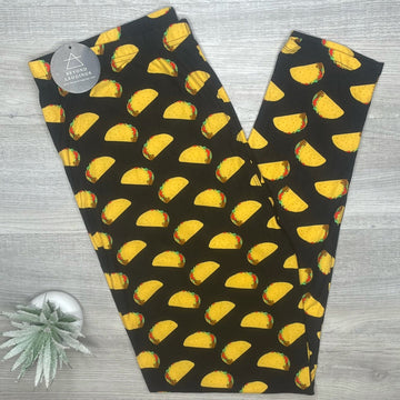 Taco Tuesday Print Soft Leggings