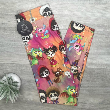 Dia De Los Muertos Soft Leggings