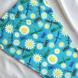 Smile Love Dream - Daisy Dragonfly Print Capri Leggings