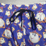 Ms Potts and Chip Purple Capri Joggers w/ Pockets