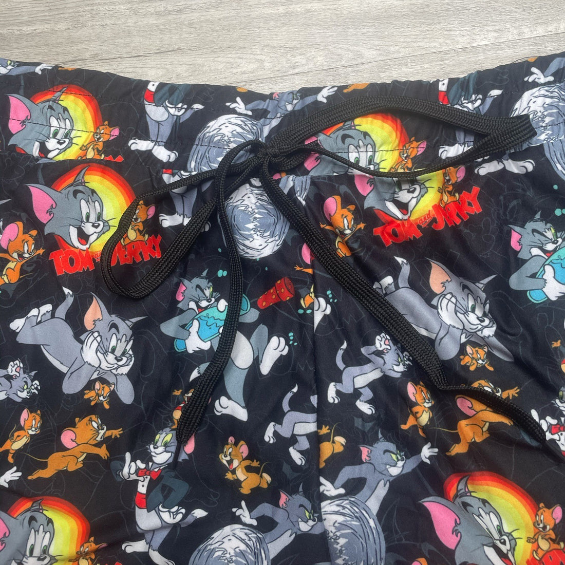 Tom & Jerry Print Joggers w/ Pockets