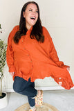 Everyday Rust Button Down Sharkbite Cotton Tunic Top