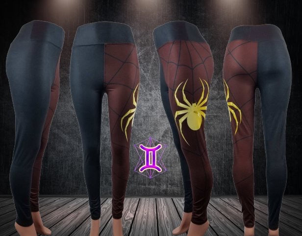 Spiderman Radioactive Cosplay Soft Leggings