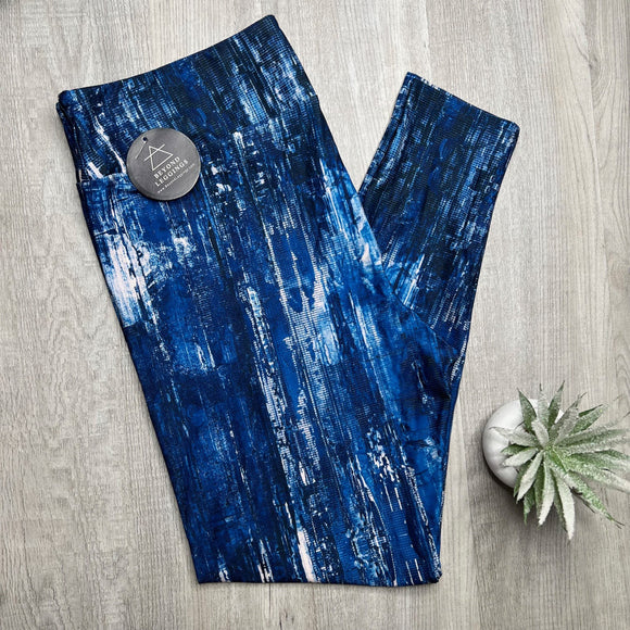 Rustic Blue Soft Leggings