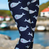 Sailor Whales Dot Leggings