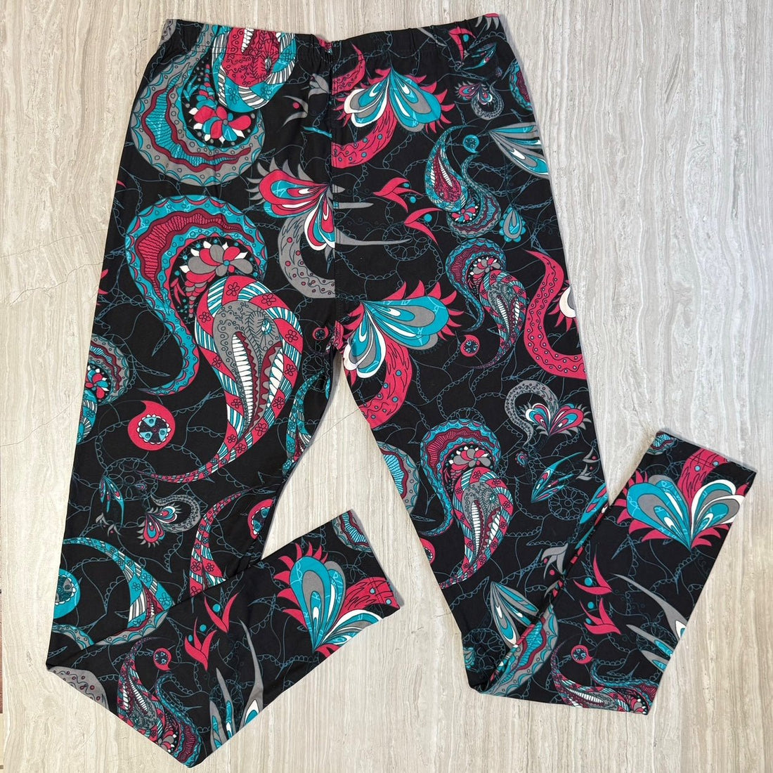 Festival Paisley Print Leggings