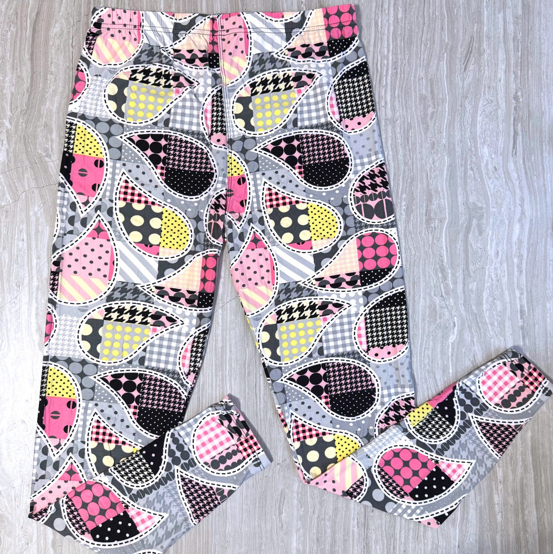 Patchwork Paisley Print Leggings