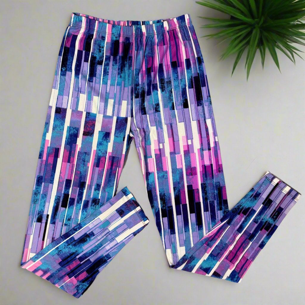 Fractured Galaxy Print Leggings
