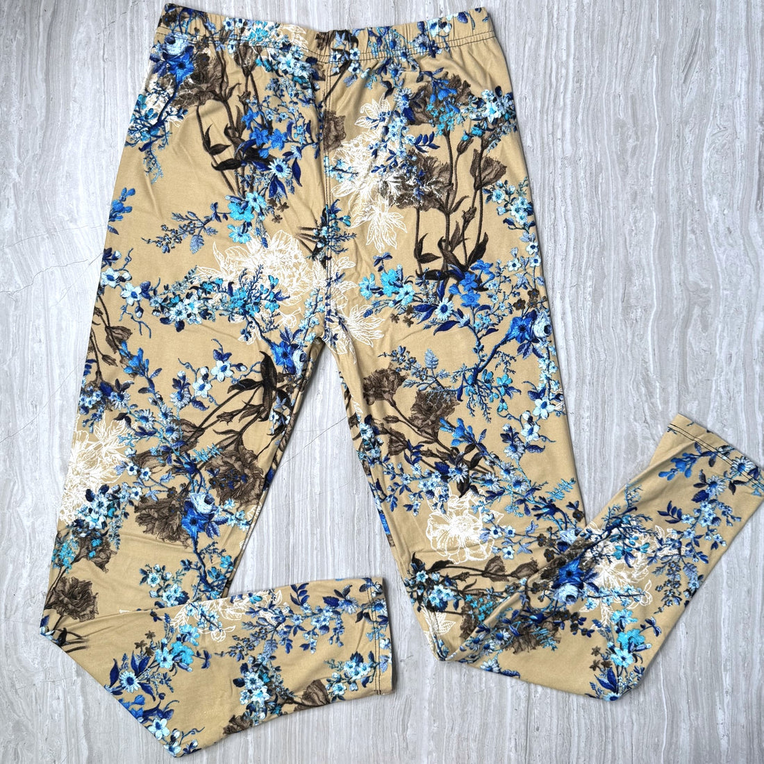 Mocha Floral Leggings