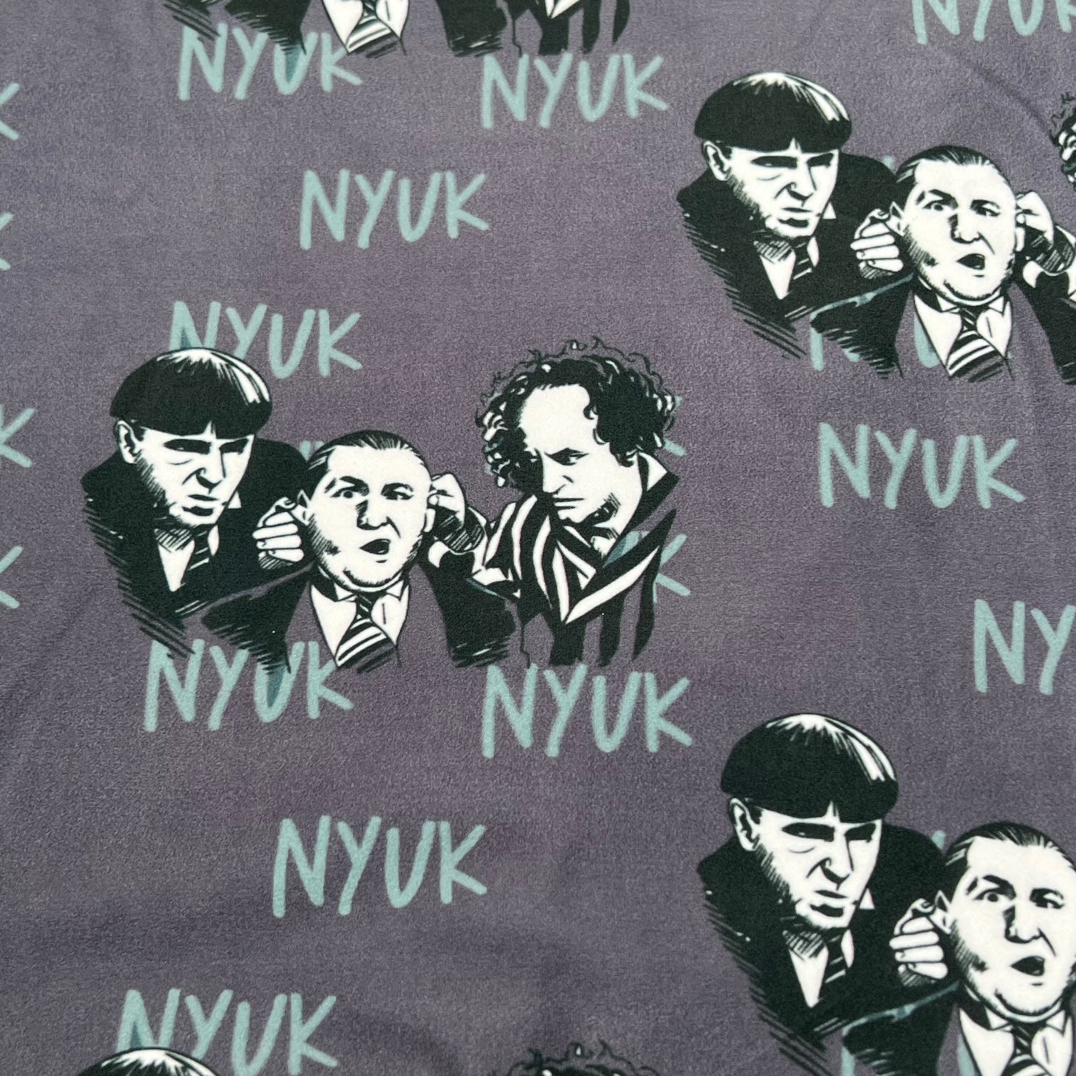 Nyuk Nyuk Three Stooges Print Soft Leggings