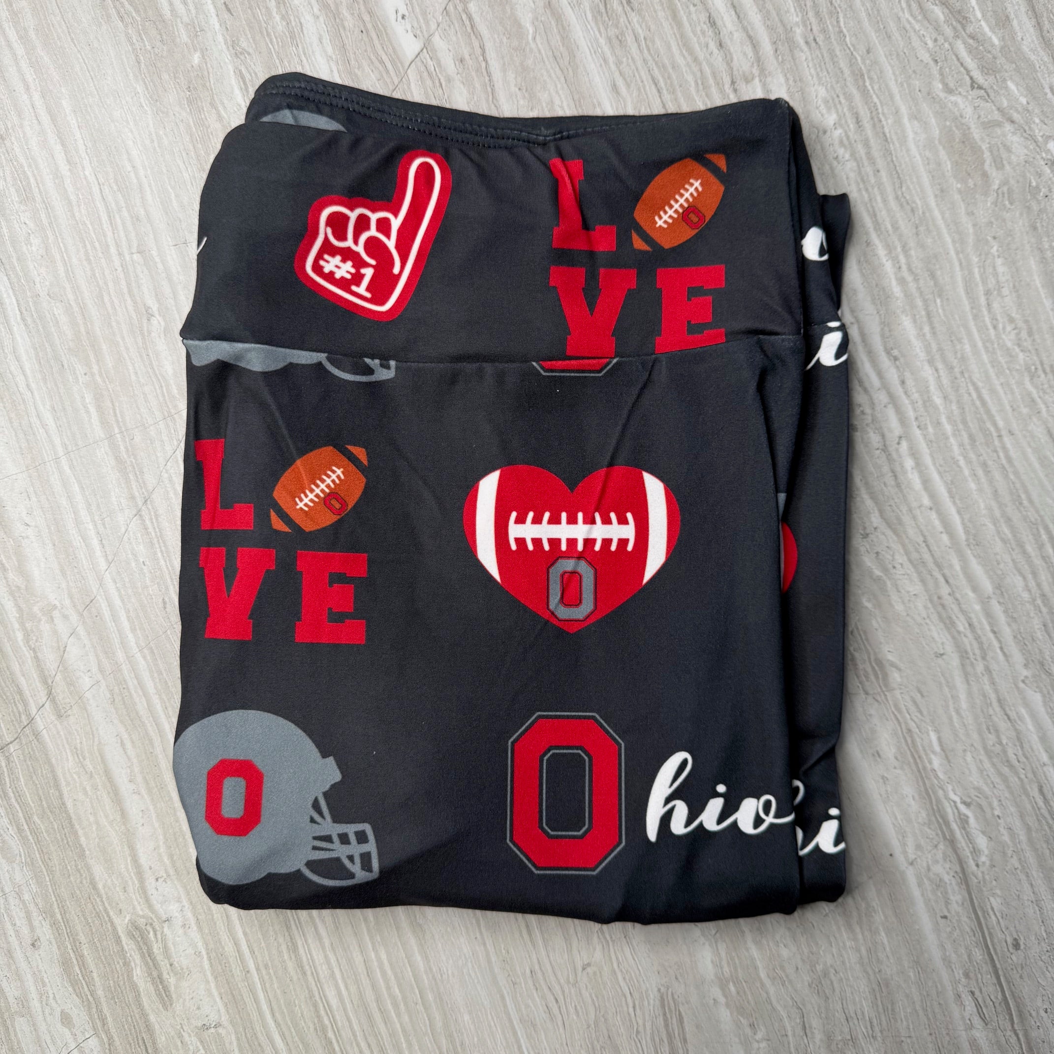 Buckeye Print Soft Leggings