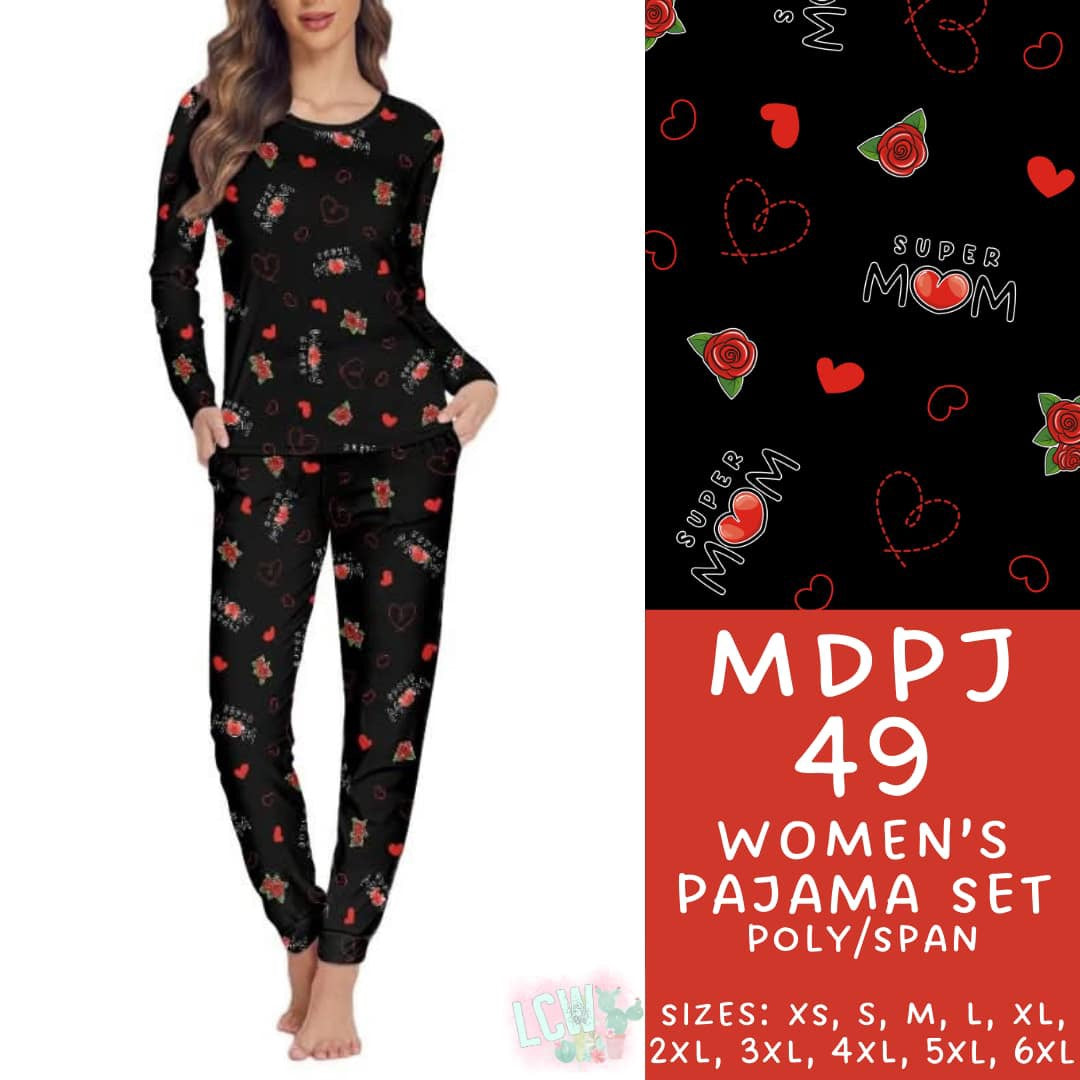 Batch #306 - Mother's Day Lounge - Closes 3/19 - ETA late April - MDPJ49 Women's Pajama Set