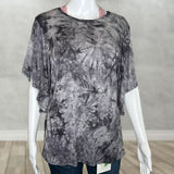 Flutter Sleeve Top - Smoke