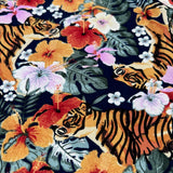 Tiger In The Jungle Print Soft Leggings