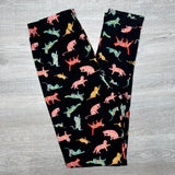 Kitty Love Print Soft Leggings