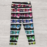 Ombre Floral Stripe Capri & Full Soft Leggings