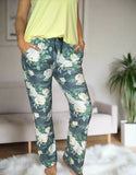 Gray Floral Camo Loungers
