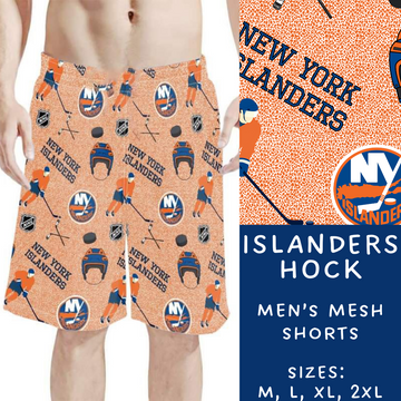 Batch #243 - Hockey - Closes 11/25 - ETA mid Jan - Islanders Hock Men's Shorts