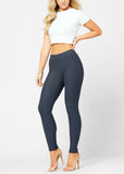 AMAZING Denim Leggings with Pockets - High Waist Jeggings - Tummy Control Shaping - MULTIPLE COLORS