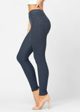 AMAZING Denim Leggings with Pockets - High Waist Jeggings - Tummy Control Shaping - MULTIPLE COLORS