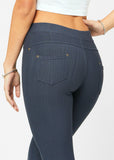 AMAZING Denim Leggings with Pockets - High Waist Jeggings - Tummy Control Shaping - MULTIPLE COLORS