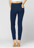 AMAZING Denim Leggings with Pockets - High Waist Jeggings - Tummy Control Shaping - MULTIPLE COLORS