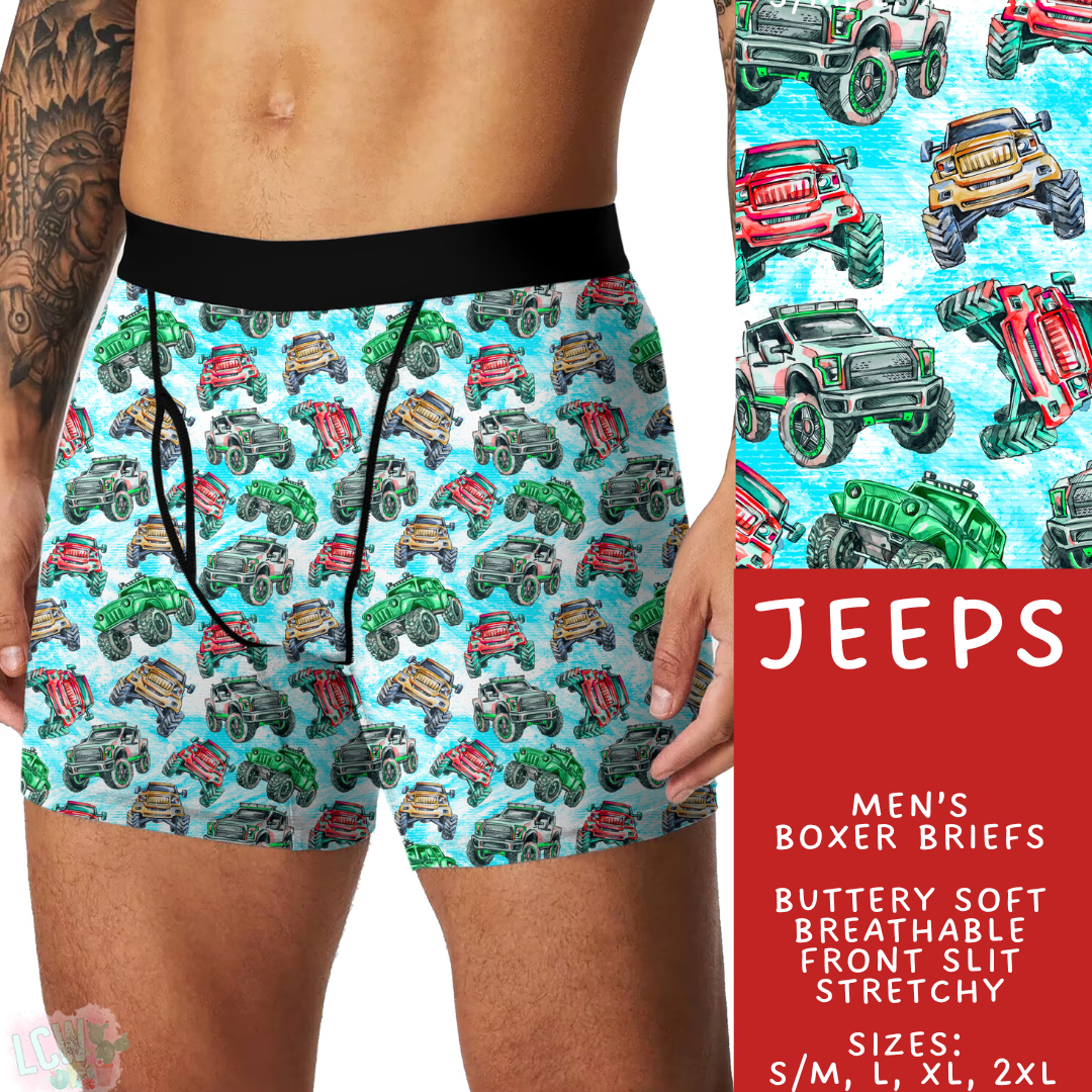 Batch #473 - Comfortable Underwear 5 - Closes 1/9 - ETA early March - Jeeps Men's Boxer Briefs