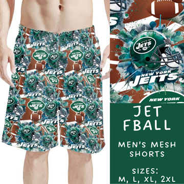 Batch #211 - Men's Shorts - Closes 10/7 - ETA mid/late Nov - Jet Fball Men's Shorts