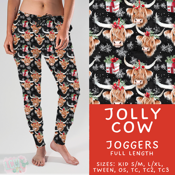 Ready to Ship - Jolly Cow Joggers - OS & TC2