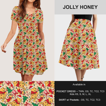 B183 - Preorder Jolly Honey Dress/Skirt with Pockets (Closes 10/02. ETA: early Dec)