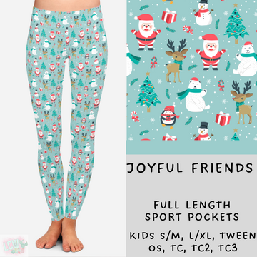 Batch #218 - Christmas Cozy Presale - Closes 10/18 - ETA late Nov - Joyful Friends Leggings