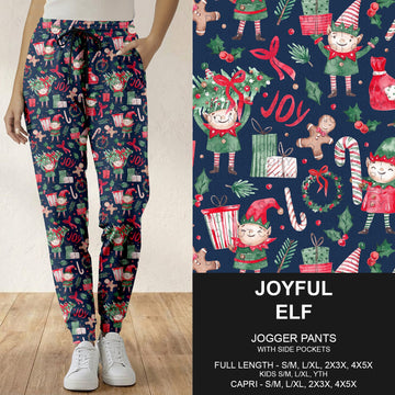 B303 - Preorder Joyful Elf Joggers (Closes 7/26. ETA: early Oct.)
