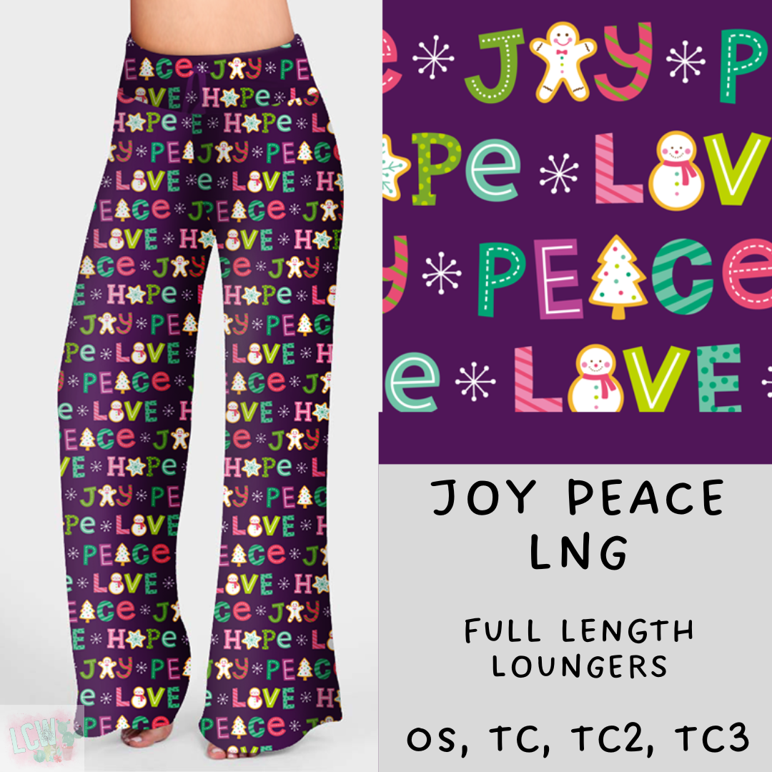 Batch #218 - Christmas Cozy Presale - Closes 10/18 - ETA late Nov - Joy Peace Loungers