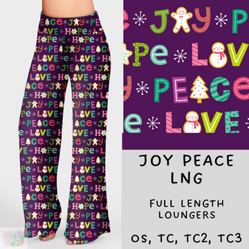 Batch #218 - Christmas Cozy Presale - Closes 10/18 - ETA late Nov - Joy Peace Loungers